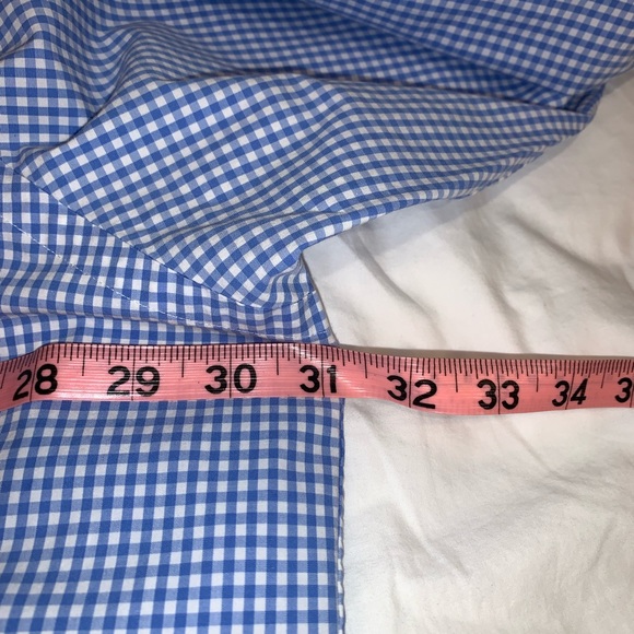 Polo men blue check dress shirt men’s size 2XB XXL - Picture 16 of 17